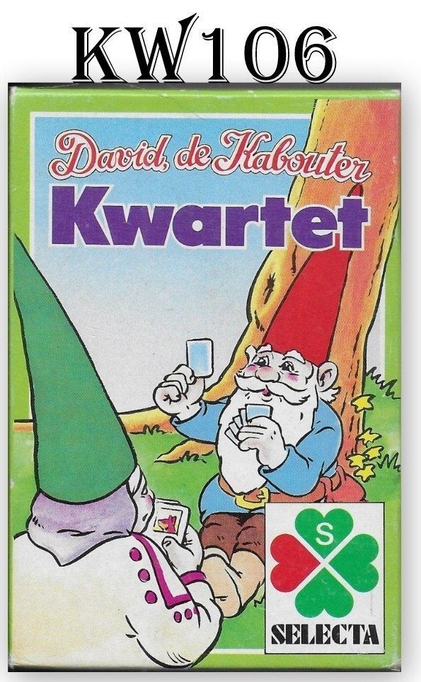 Kw106 - david de kabouter kwartet spel --, Verzamelen, Ophalen of Verzenden, Zo goed als nieuw, Joker(s)