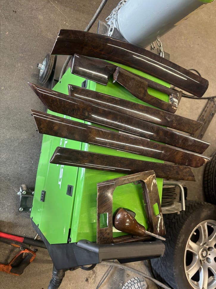 BMW E46 Sedan/Touring Hout Inleg Interieur Lijsten