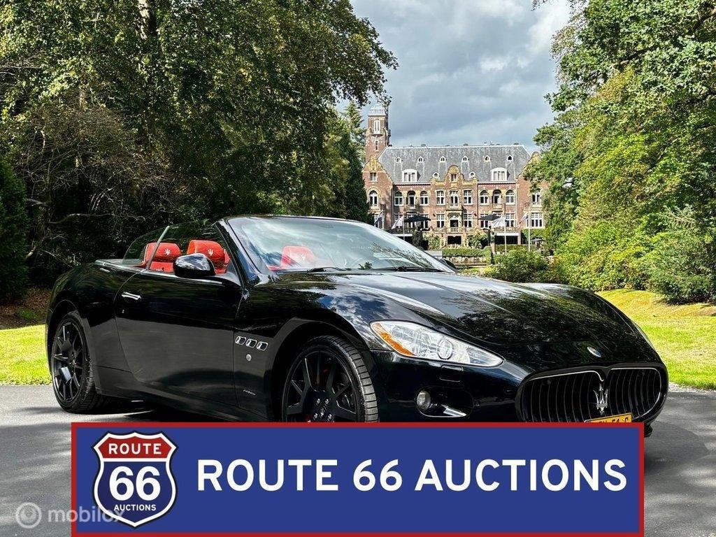 Maserati GranCabrio | 2010 | Route 66 Auctions, Gebruikt, Overige carrosserieën, Zwart, Bedrijf