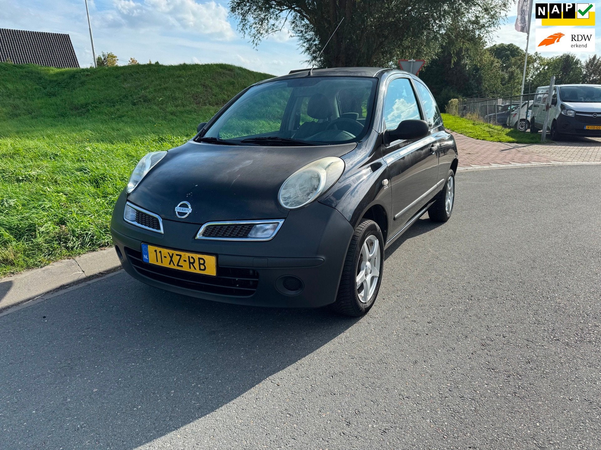 Nissan Micra 1.2 Mix Automaat Airco, Auto's, 15 km/l, 4 cilinders, Zwart, Origineel Nederlands