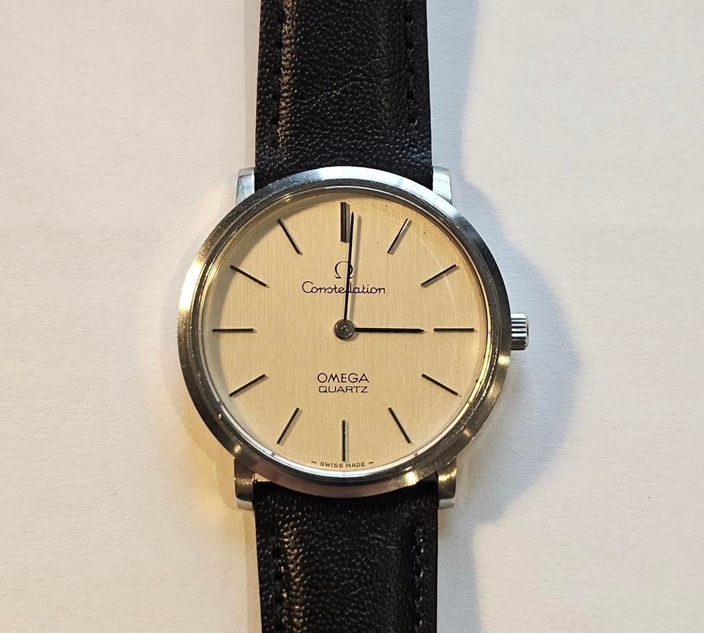 Omega Constellation Quartz | 34mm| 1978| Nieuwstaat!, Sieraden, Tassen en Uiterlijk, Horloges | Antiek, Ophalen of Verzenden, Staal