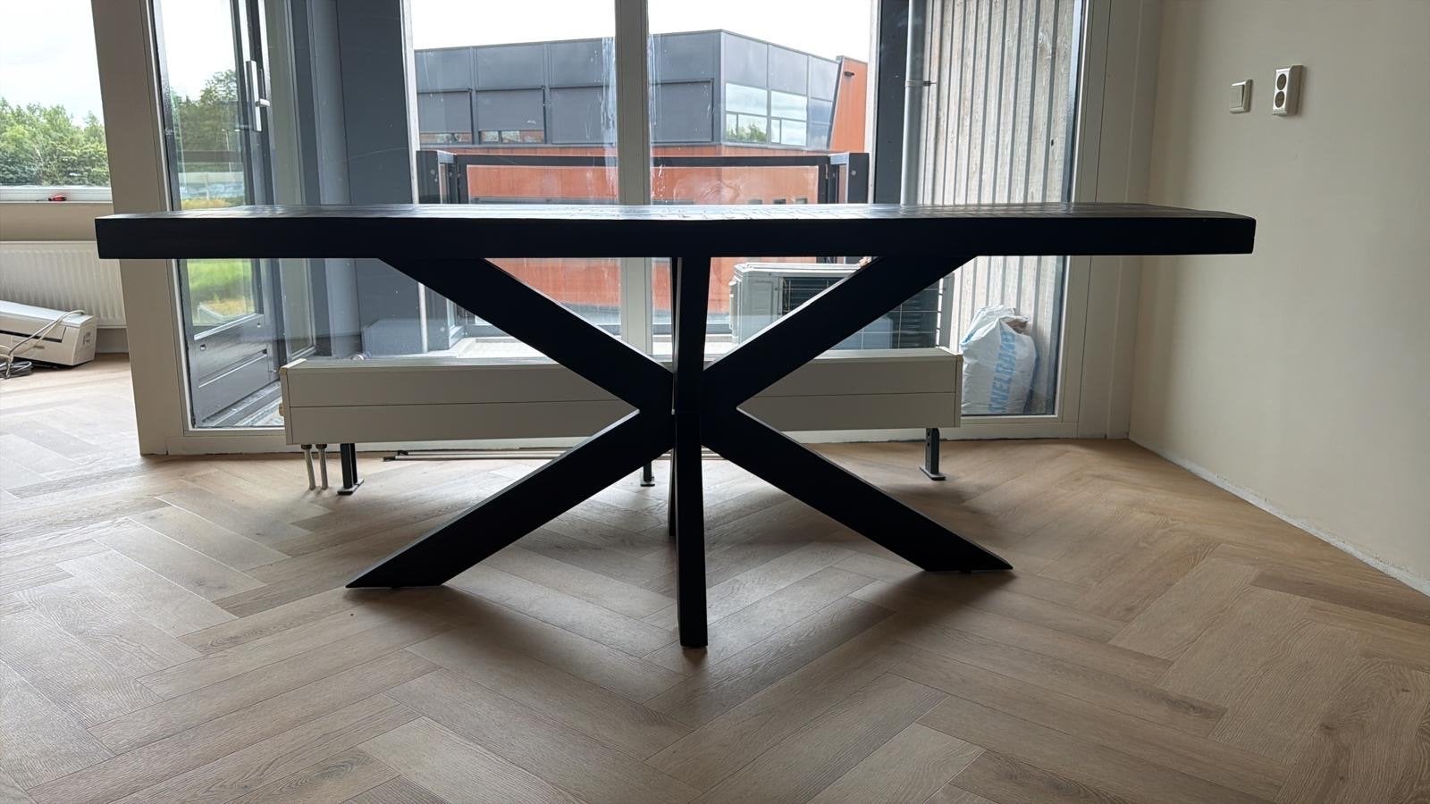Nieuwe Mahoniehouten Eettafel 180x100 cm, Huis en Inrichting, Tafels | Eettafels, Ophalen, Nieuw, 50 tot 100 cm, 150 tot 200 cm