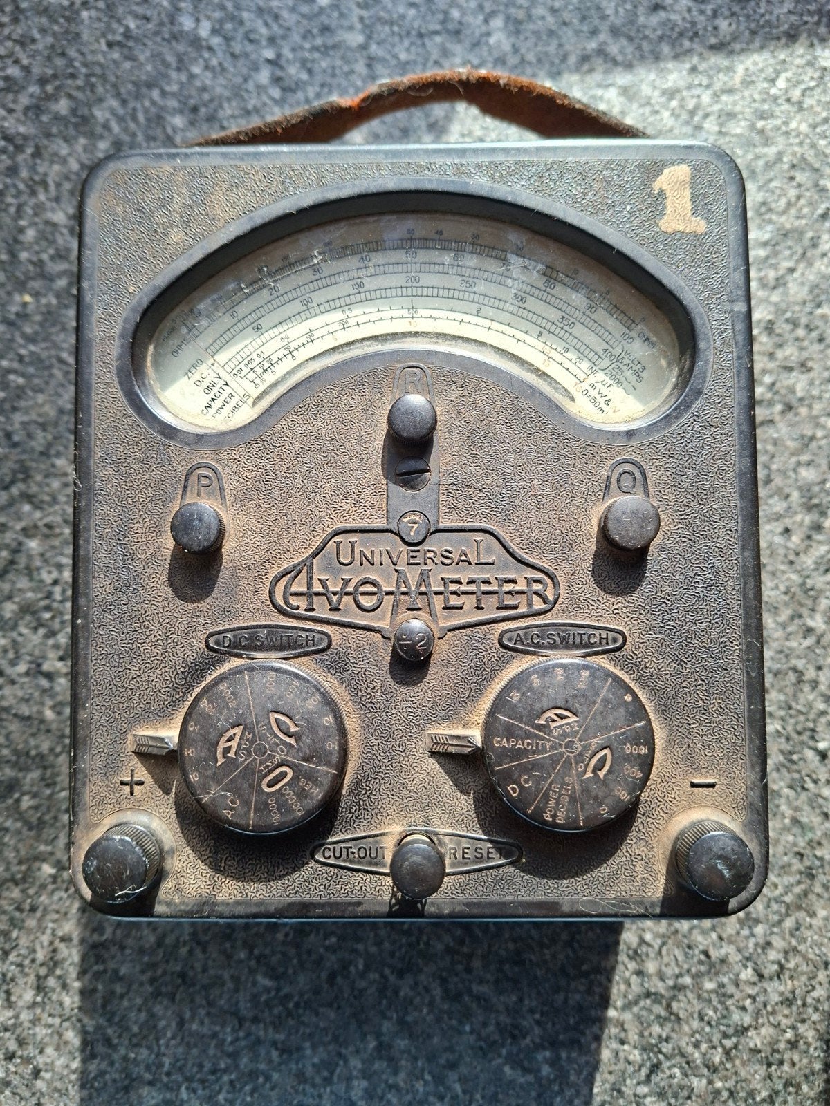 Antieke Vintage Universal AvoMeter Ampèremeter, Ophalen of Verzenden