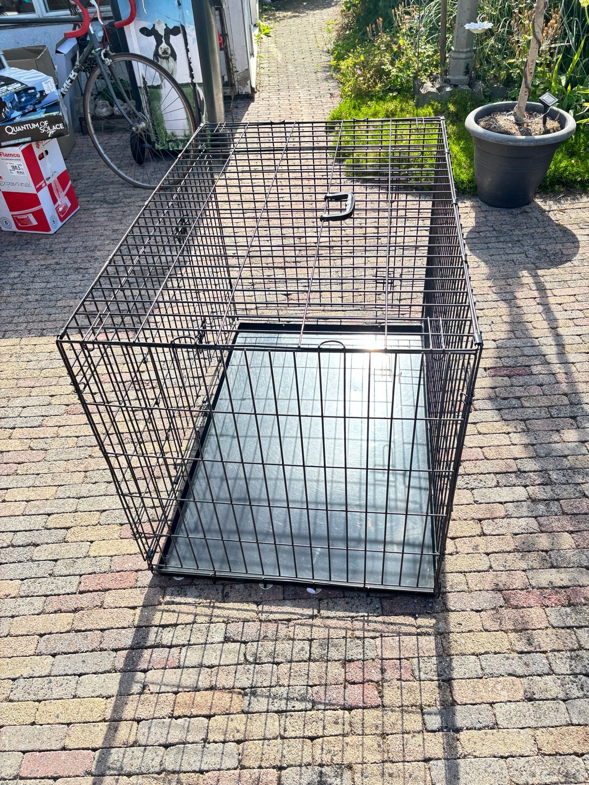 Adori Bench 2-Deurs De Luxe Zwart - Hondenbench - 123x77x83, Ophalen, Zo goed als nieuw