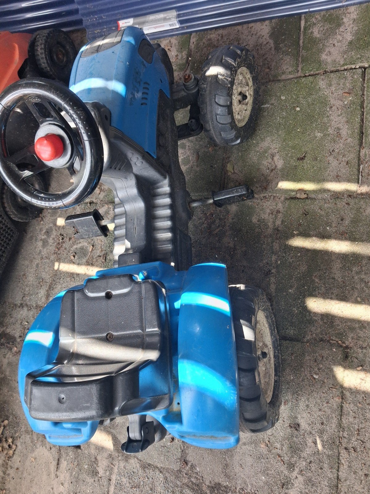Tractor met aanhanger bak, Ophalen of Verzenden, Gebruikt