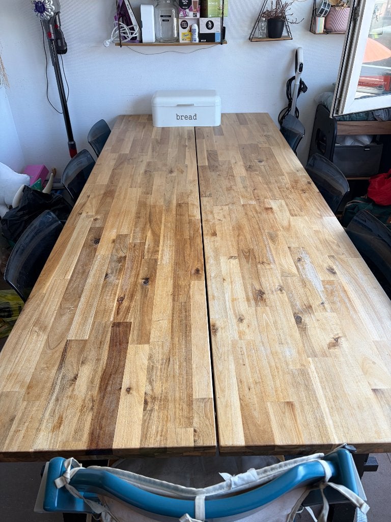 Skogsta eettafel, Huis en Inrichting, Ophalen, Gebruikt, 200 cm of meer, 50 tot 100 cm