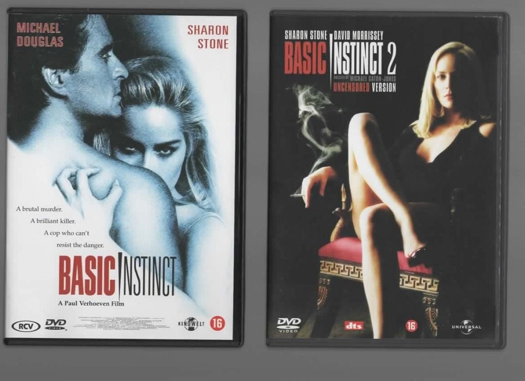 Basic Instinct/Basic Instinct 2 (1992/2006), Cd's en Dvd's, Vanaf 16 jaar, Ophalen of Verzenden, Zo goed als nieuw, Psychologische thriller