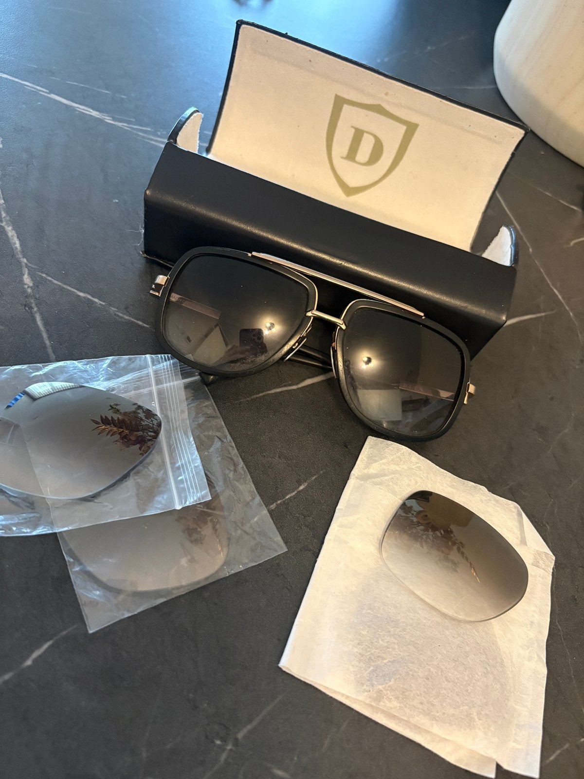 Dita zonnebril sunglass, Ophalen of Verzenden, Zo goed als nieuw, Zwart, Overige merken