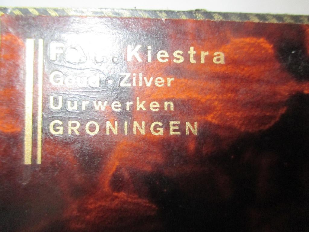 verzilverde sigarettendoos, Antiek en Kunst, Antiek | Goud en Zilver, Ophalen of Verzenden, Zilver