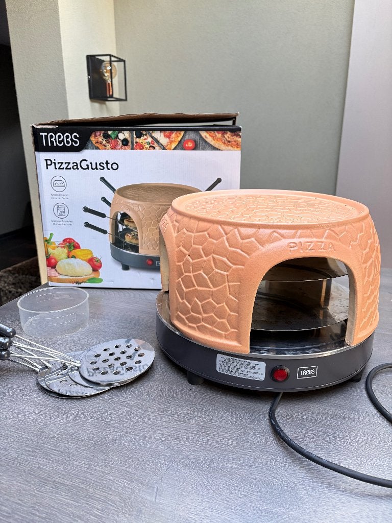 Pizzarette pizza Gusto 8 persoons, Ophalen, Zo goed als nieuw, Gusta