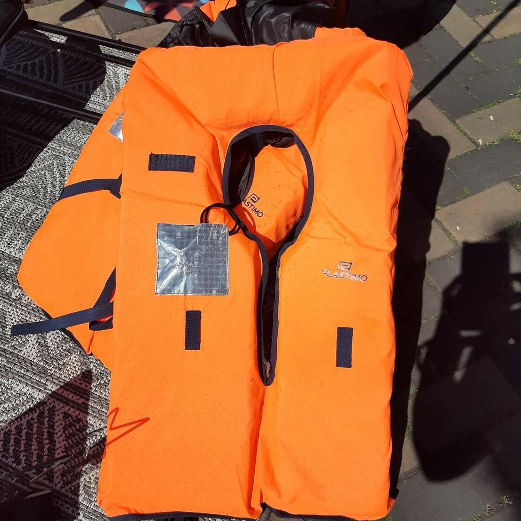 2x Plastimo reddingsvesten, oranje, Ophalen of Verzenden, Gebruikt