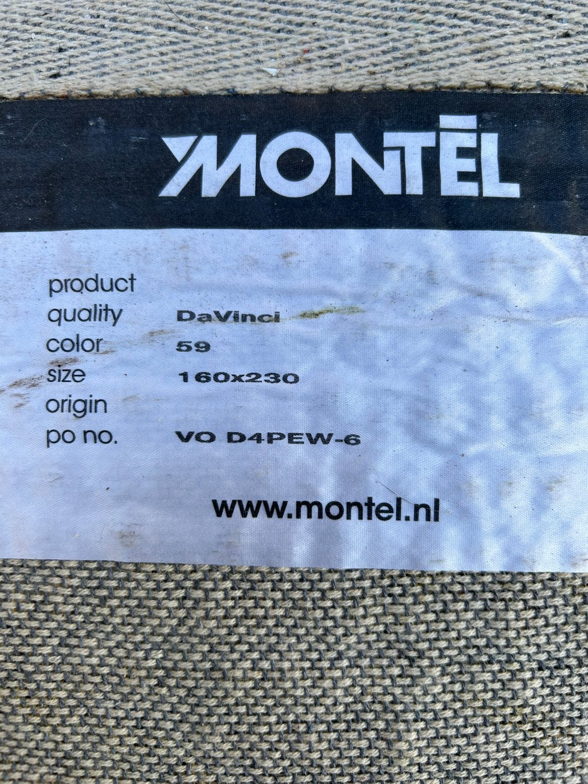 Vloerkleed Montel, 50 tot 150 cm, Ophalen of Verzenden, Zo goed als nieuw, 10 m² of meer