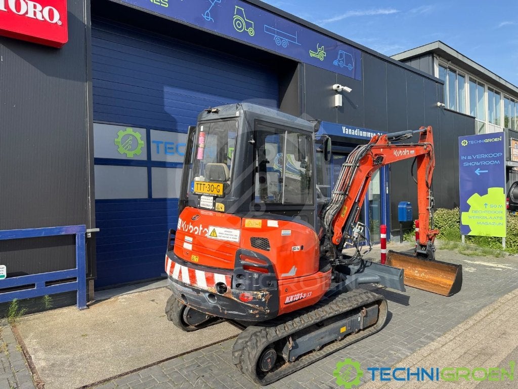 Kubota KX101-3A3 Graafmachine + Grondzeef (Zeefbak), Ophalen, Graafmachine