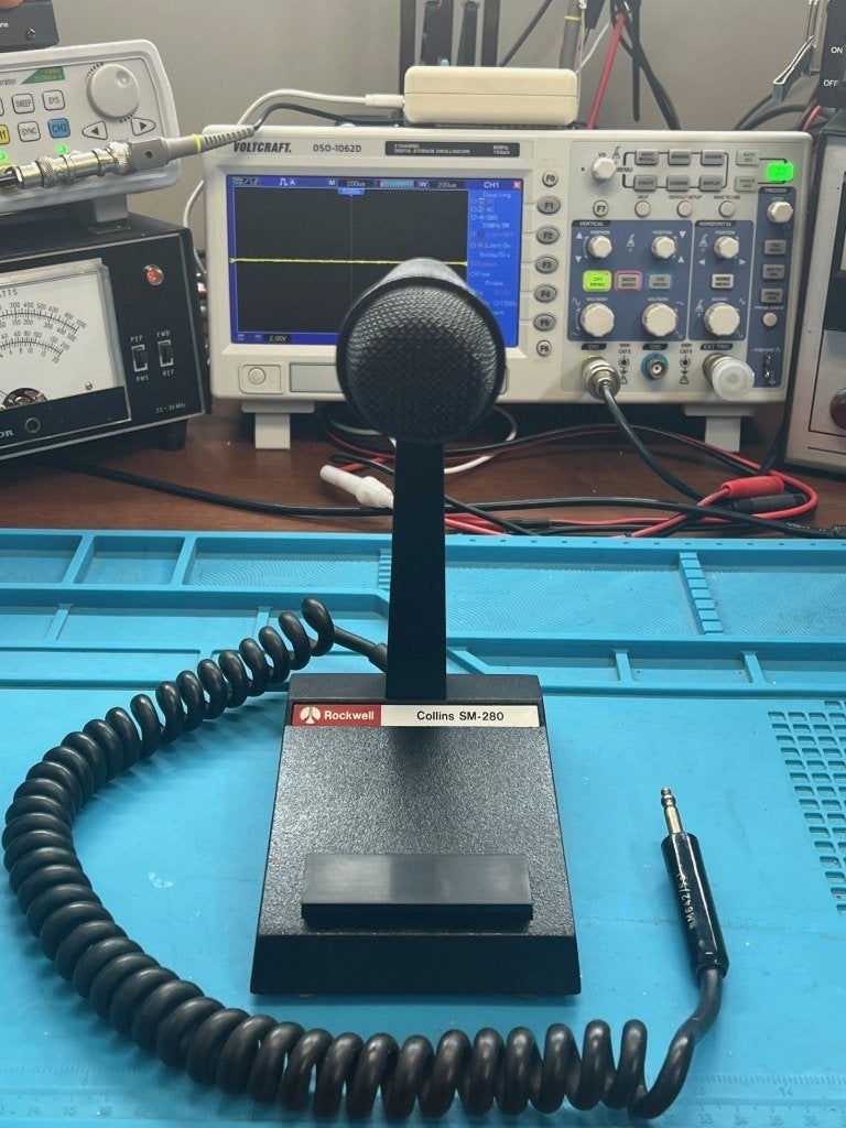 Rockwell Collins SM-280 Amateurradiomicrofoon CB-radio, Ophalen of Verzenden, Zo goed als nieuw, Zender en Ontvanger