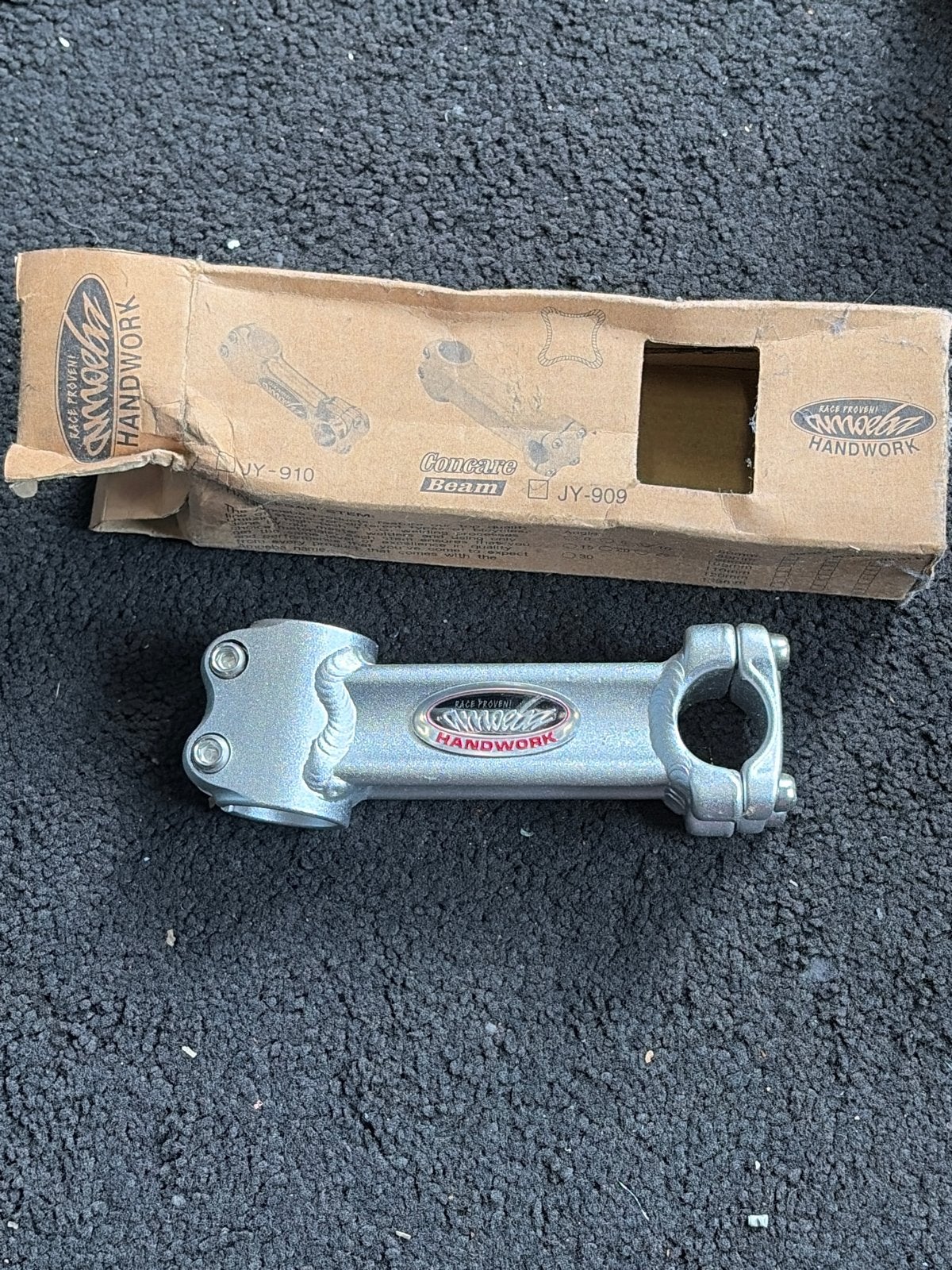 Amoeba Handwork fietsstuurpen - Zilver, 105mm, 10 graden, Geen, Ophalen of Verzenden, Zo goed als nieuw, Geen