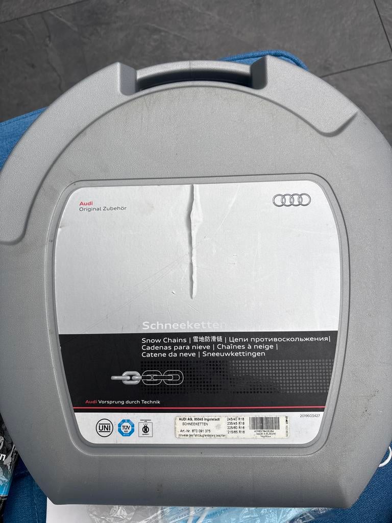 Originele Audi Sneeuwkettingen 8T0 091 375, Ophalen, Nieuw