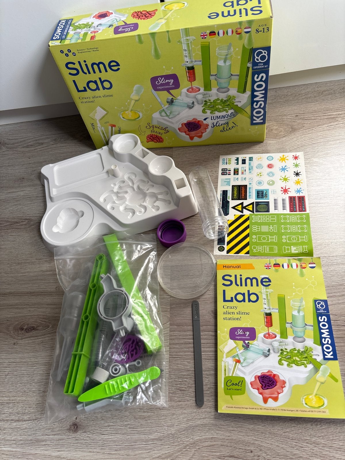 Kosmos Slime Lab - Maak je eigen slijm (zonder zakjes), Ophalen of Verzenden, Gebruikt, Knutselen