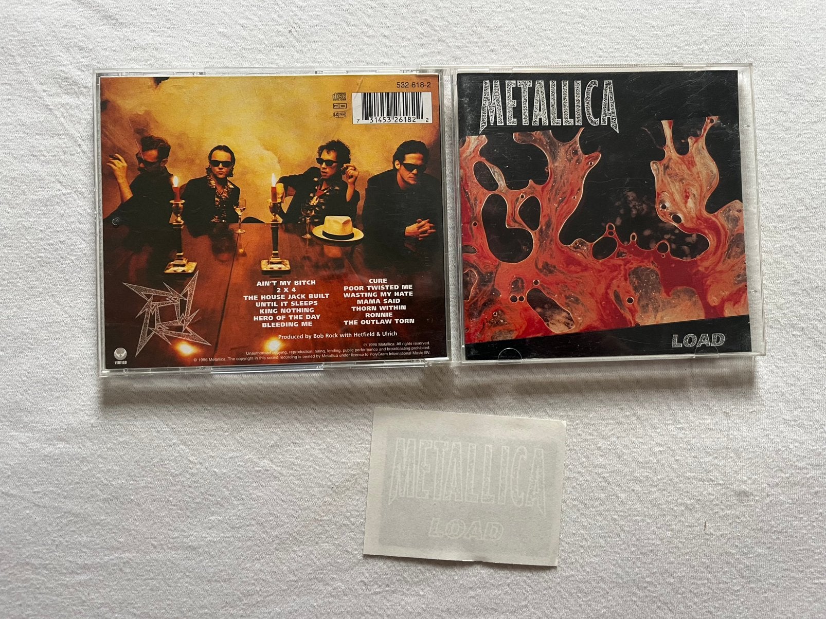 Metallica Load CD + Tattoo Free Record Store, Ophalen of Verzenden, Zo goed als nieuw