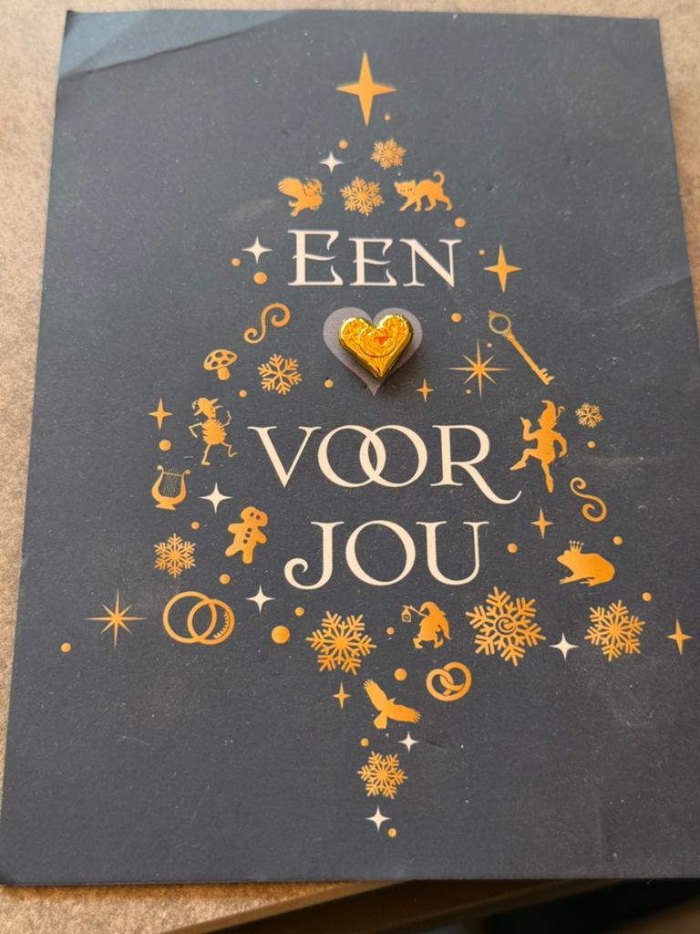 Efteling pin hart een hart voor jou op kaart, Ophalen of Verzenden, Zo goed als nieuw, Button of Speldje