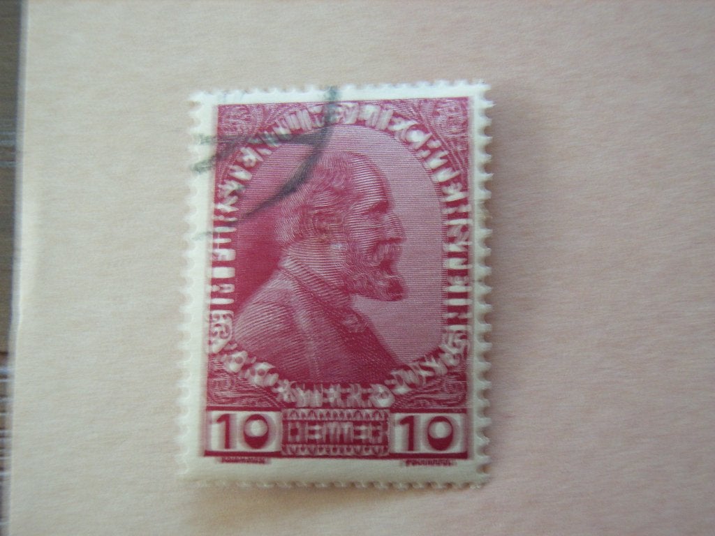 B2  Liechtenstein 6, Ophalen of Verzenden, Overige landen, Gestempeld