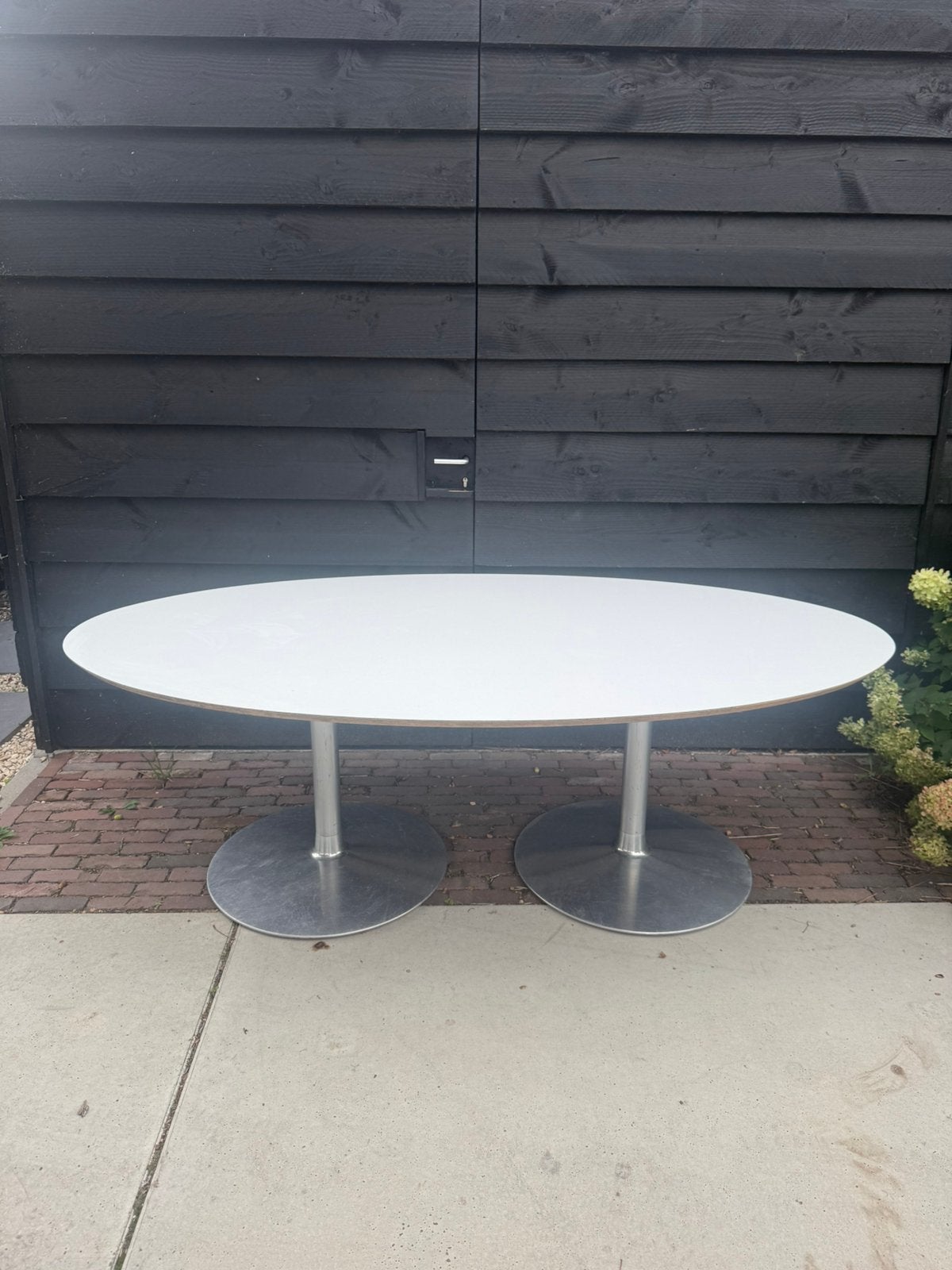 Artifort Circle 3 220x120 cm eettafel vergadertafel, 100 tot 150 cm, 200 cm of meer, Ophalen of Verzenden, Zo goed als nieuw