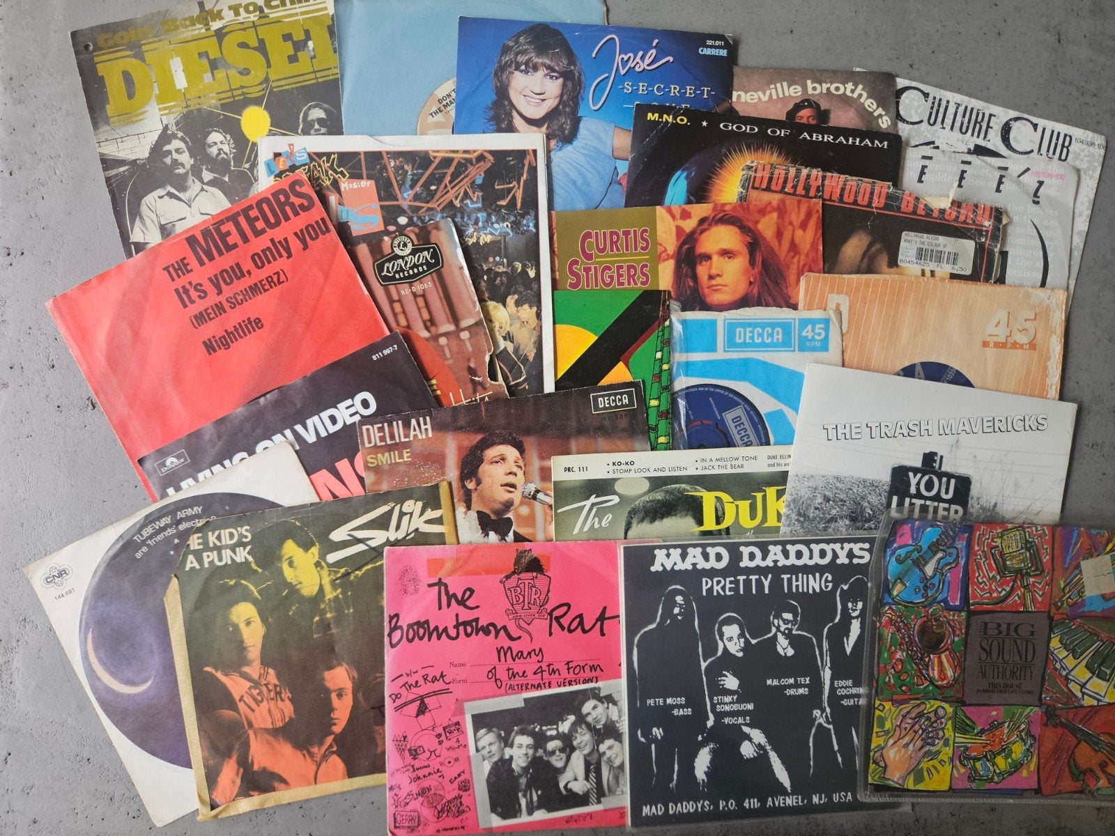 Diverse Vinyl Singles Collectie - Pop, Rock, Punk, Gebruikt, 7 inch, Ophalen of Verzenden, Pop