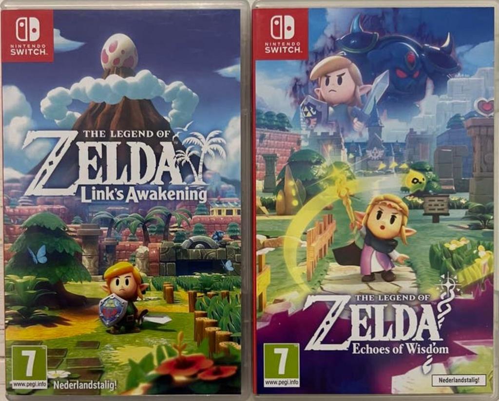 The Legend of Zelda: Link's Awakening & Echoes of Wisdom, Spelcomputers en Games, Games | Nintendo Switch, Zo goed als nieuw, Avontuur en Actie