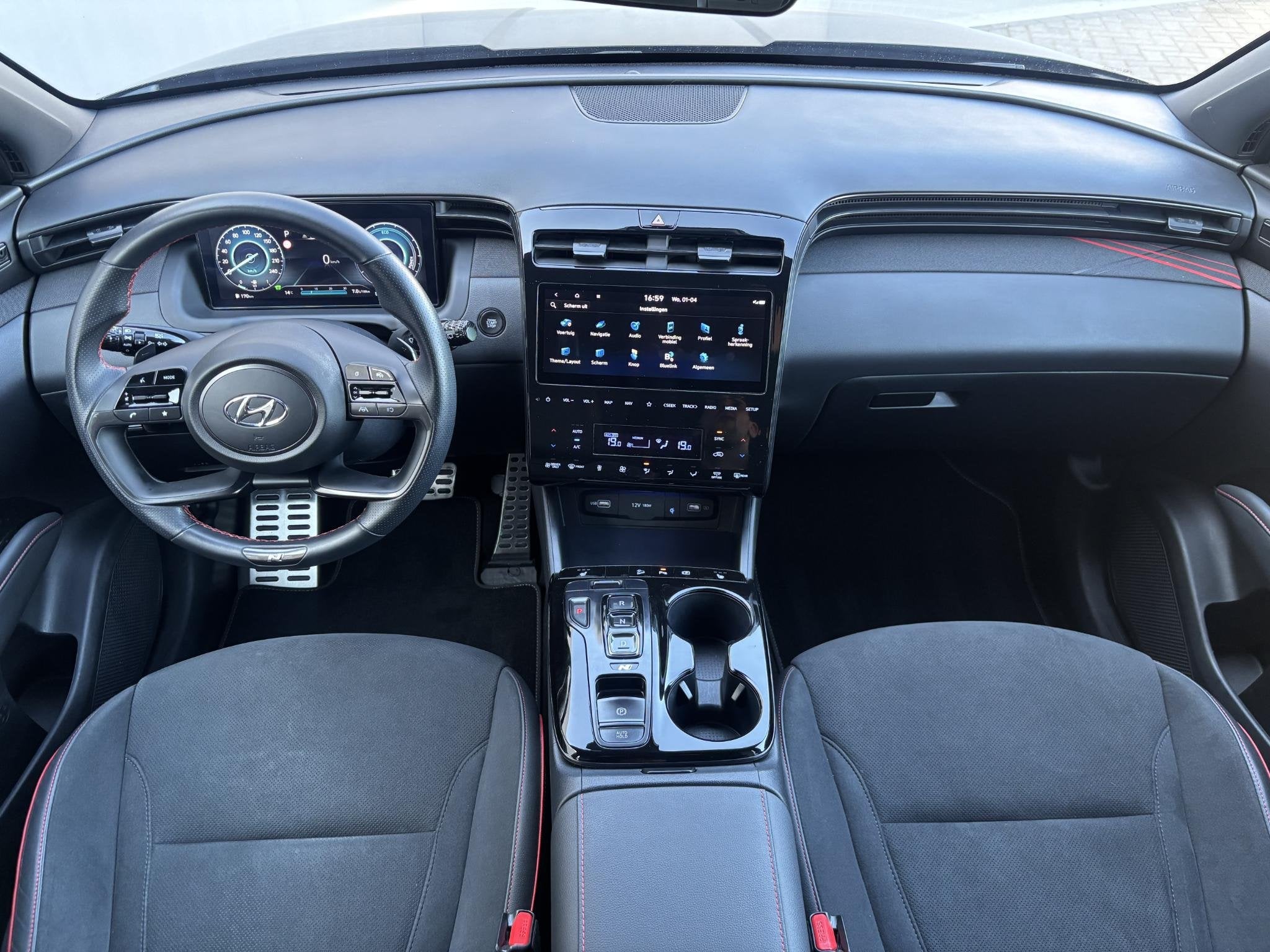 Hyundai Tucson 1.6 T-GDI HEV 230pk N Line Edition Automaat /, Auto's, Hyundai, Gebruikt, Euro 6, 4 cilinders, 1650 kg