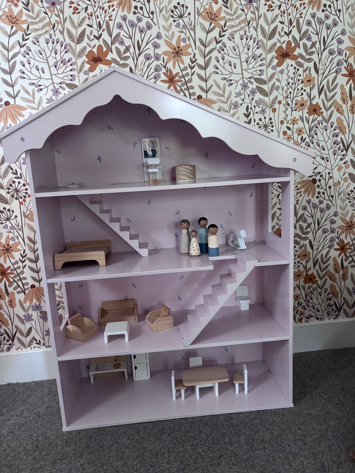 Petite Amelie poppenhuis met meubeltjes (sommige stuk), Kinderen en Baby's, Speelgoed | Poppenhuizen, Gebruikt, Poppenhuis, Ophalen