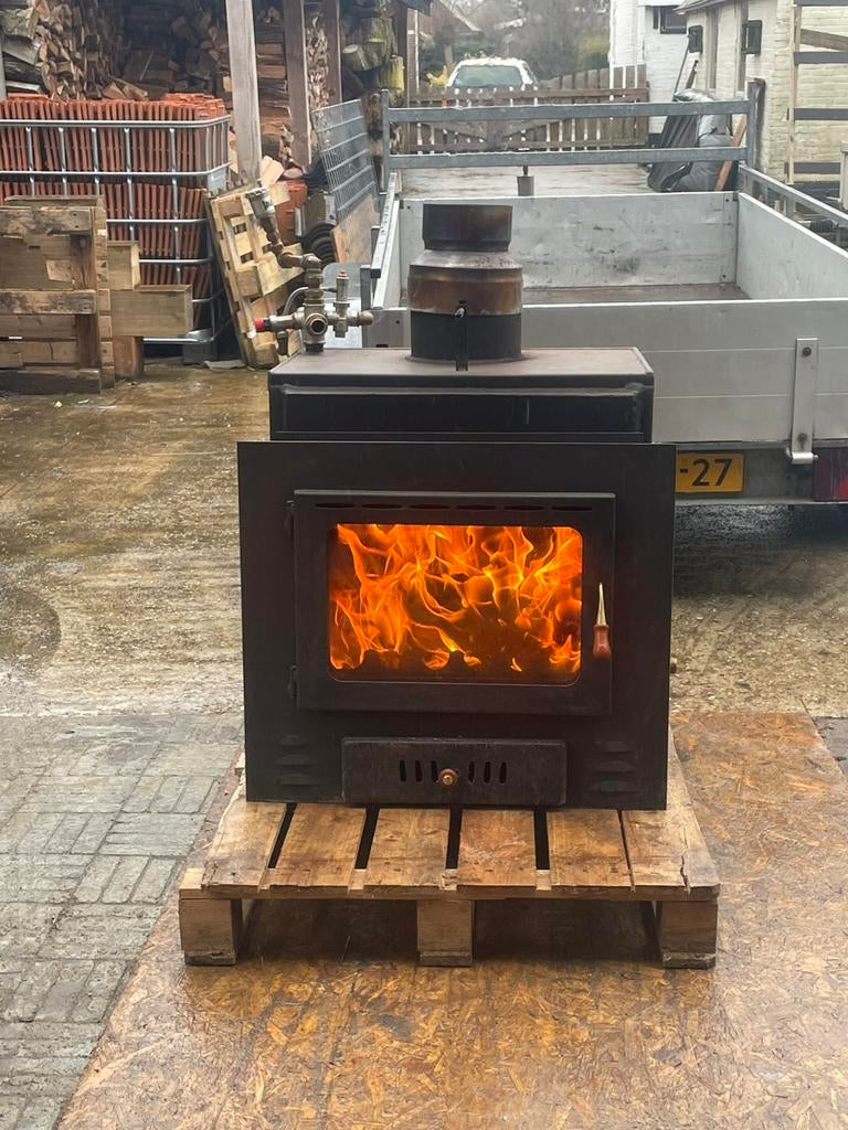 Cv Houtkachel - Efficiënte Verwarming, Huis en Inrichting, Ophalen, Gebruikt, Houtkachel, Vrijstaand