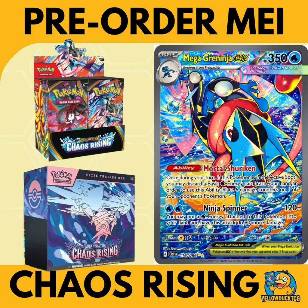 ⭐ PRE ORDER POKEMON CHAOS RISING BOOSTER BOX ETB, Ophalen of Verzenden, Nieuw, Boosterbox, Foil