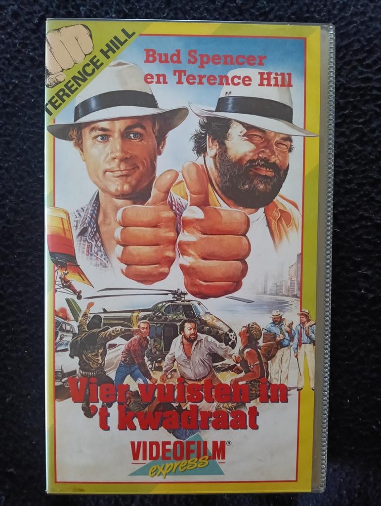 Vier Vuisten In 't Kwadraat VHS, Vanaf 16 jaar, Ophalen of Verzenden, Zo goed als nieuw, Horror