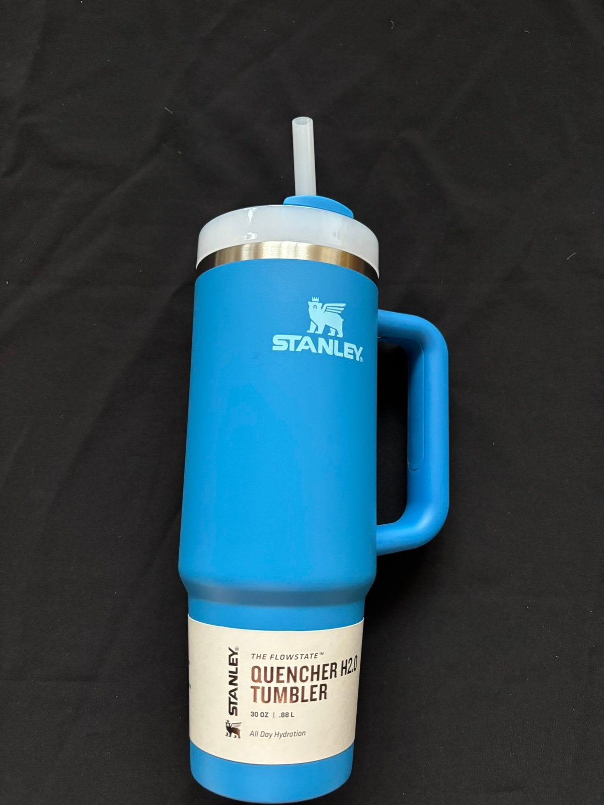 Stanley beker cup drinkfles fles 880ml 30oz azure blauw, Ophalen of Verzenden, Nieuw