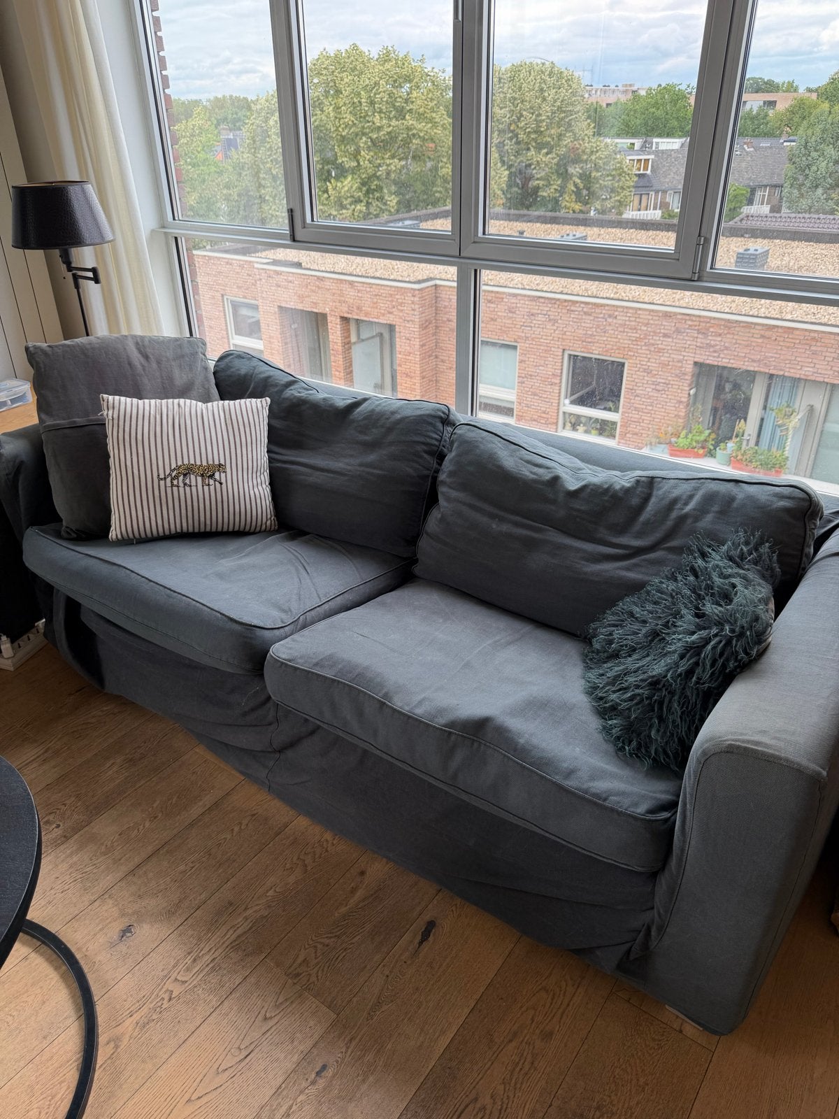 2 Linteloo 3-zits banken - zacht en comfortabel, Huis en Inrichting, Banken | Bankstellen, Ophalen, Gebruikt, Driepersoons, 75 tot 100 cm