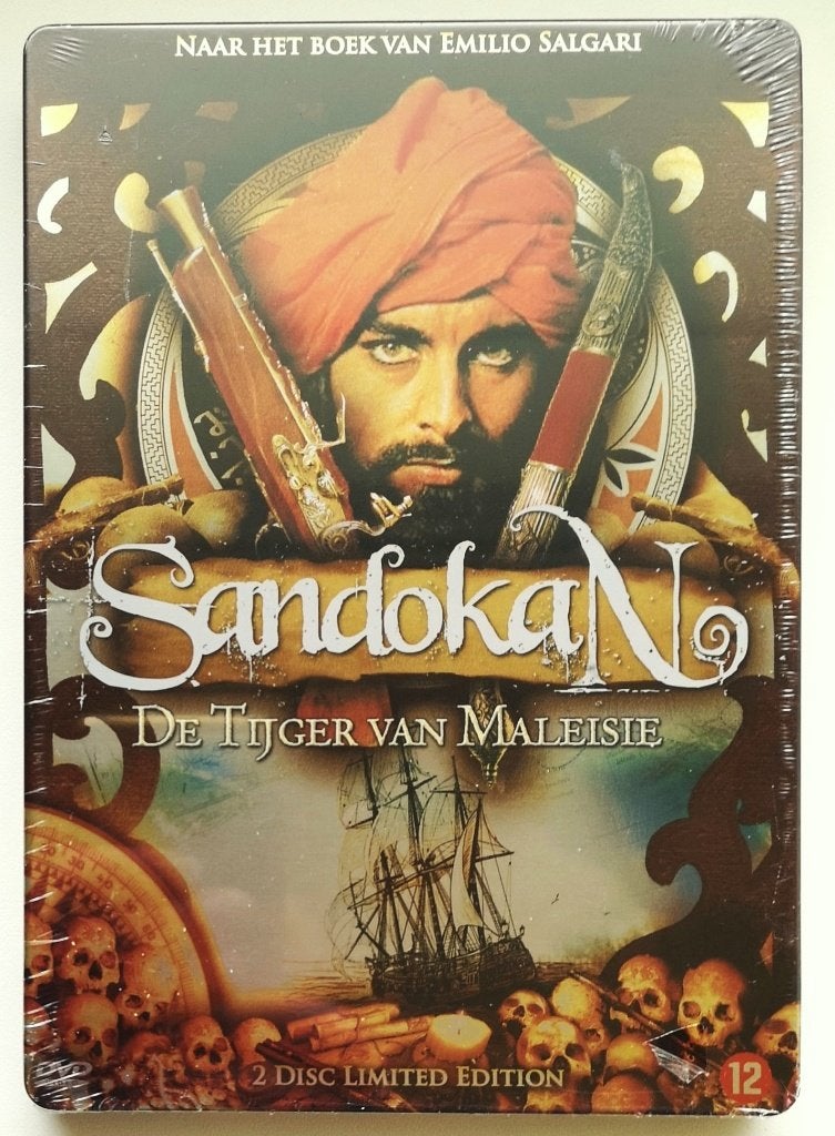 Sandokan De Tijger Van Maleisie ( 2DVD Metal Case ), Alle leeftijden, Verzenden, Nieuw in verpakking, Nederlands