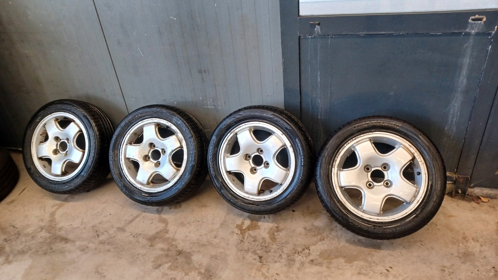 Originele Peugeot 405 MI16 Lichtmetalen Velgen 15 inch, Auto-onderdelen, Ophalen, Gebruikt, 15 inch, Velg(en)