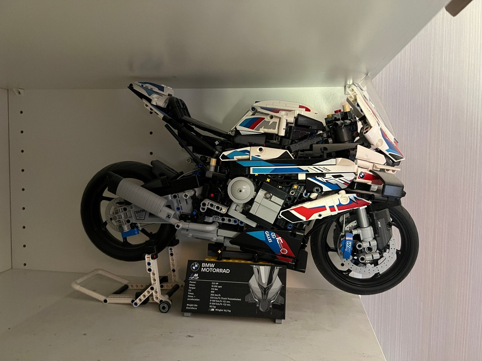 Lego Technic BMW M 1000 RR Motor (42130) 1:5, Lego, Ophalen of Verzenden, Zo goed als nieuw, Complete set
