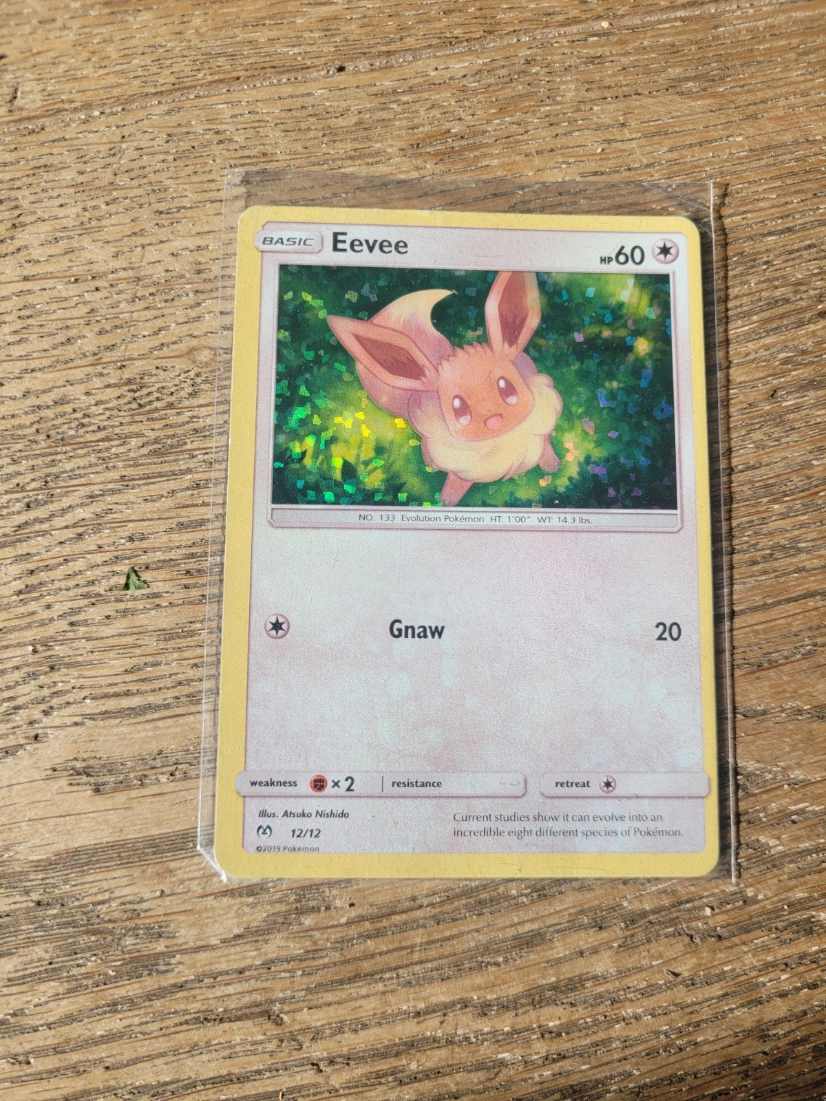 Pokémon Eevee Kaart, Ophalen, Zo goed als nieuw, Losse kaart