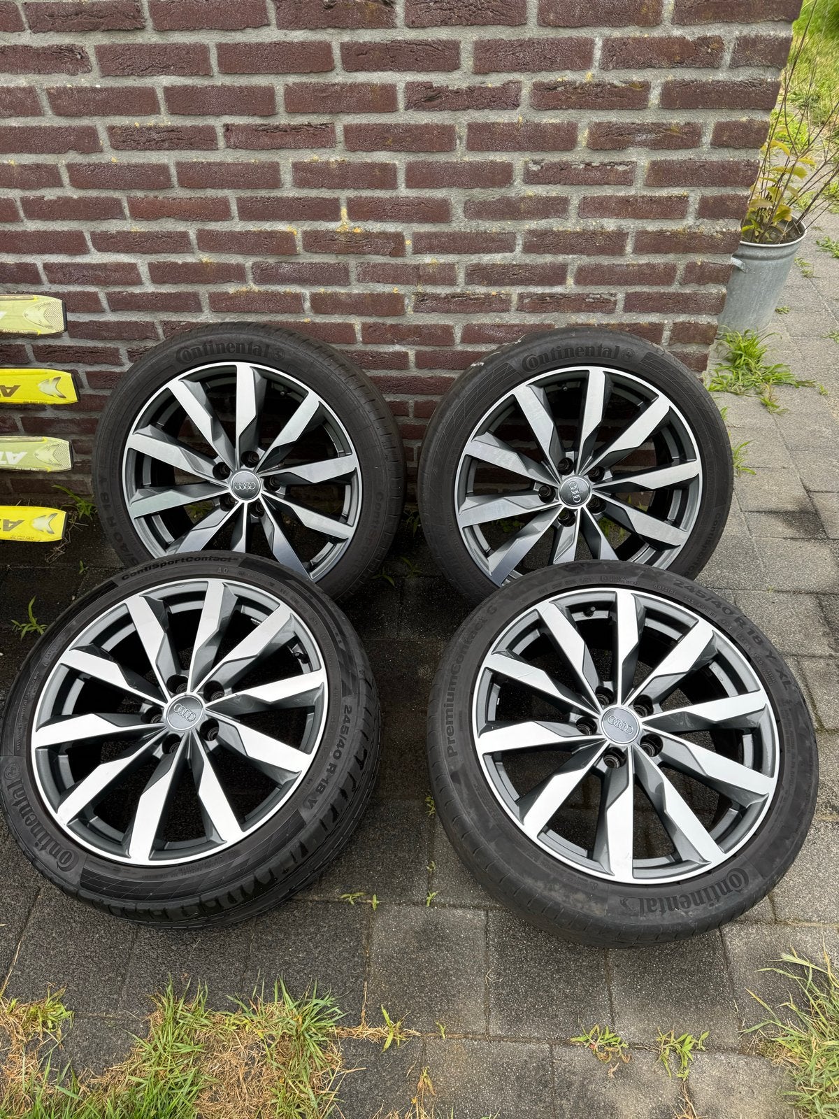 Audi S Line velgen 18 inch, Auto-onderdelen, Ophalen, 18 inch, Banden en Velgen, Personenwagen