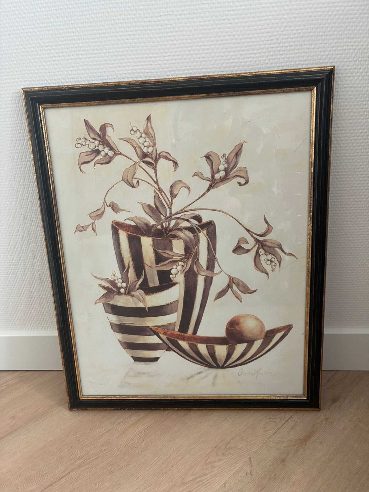 Art print Salerno ingelijst van Claudia Ancilotti 45x55cm, Huis en Inrichting, Woonaccessoires | Schilderijen, Tekeningen en Foto's