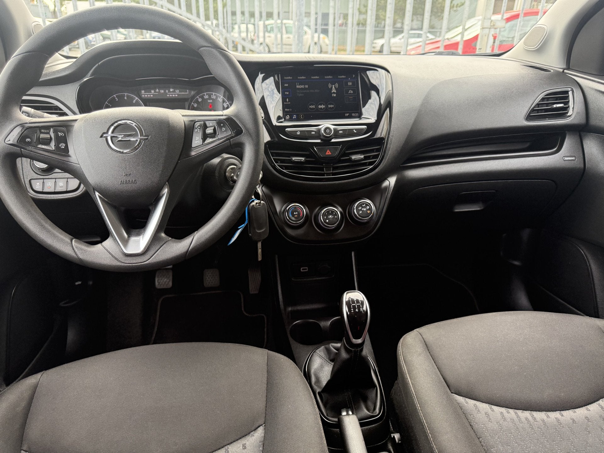Opel KARL 1.0 Rocks Online Edition Carplay, LMV, Airco, Park, Stof, Gebruikt, Met garantie (alle), Origineel Nederlands