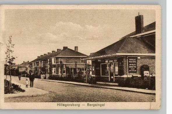 Hillegersberg Bergsingel Drogisterij,kruidenier,tabak st1929, Verzenden, 1920 tot 1940, Gelopen, Zuid-Holland