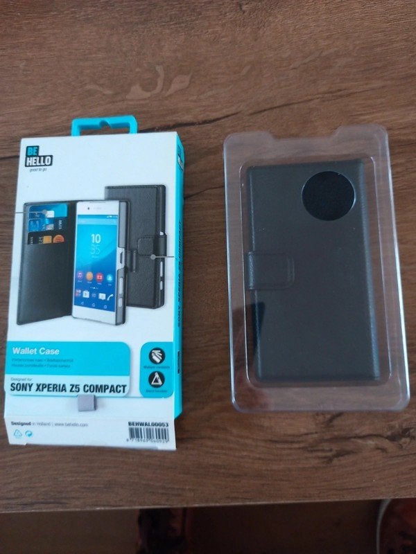 BeHello Wallet Case voor Sony Xperia Z5 Compact - Nieuw, Ophalen of Verzenden, Nieuw, Hoesje of Tasje