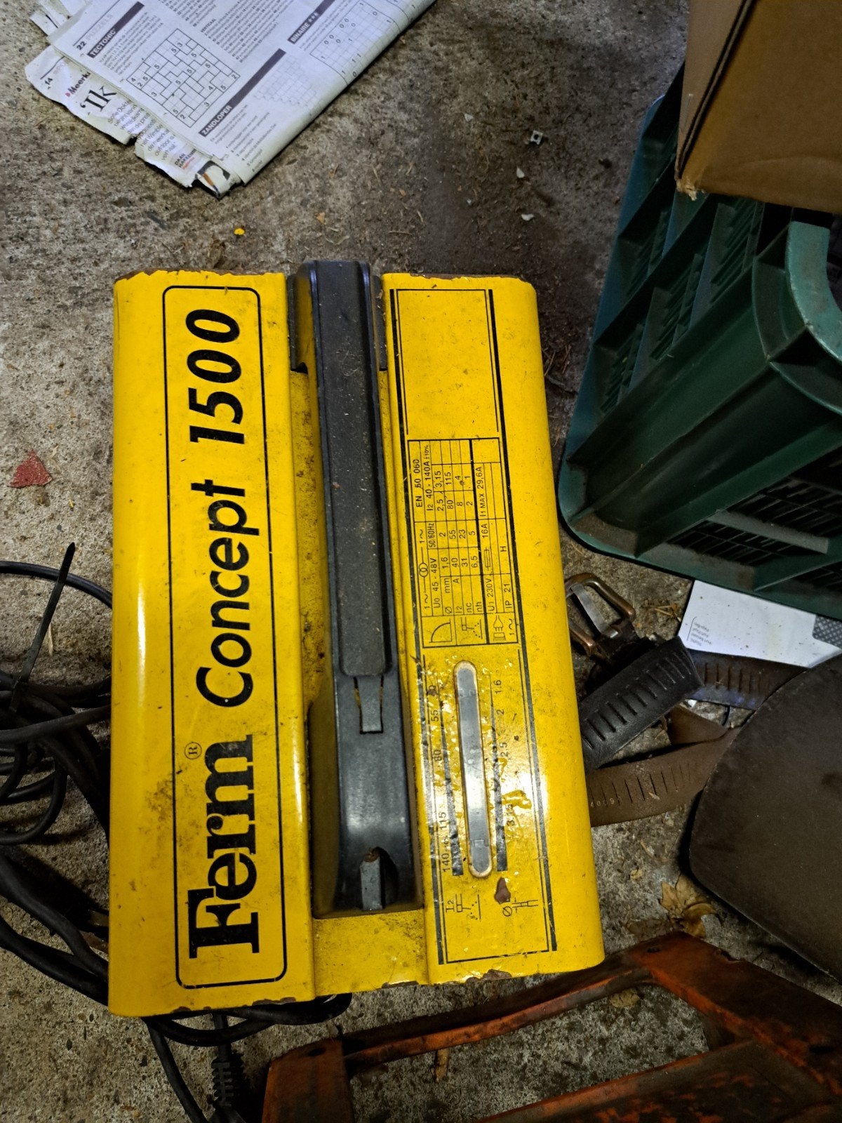 Ferm Concept 1500, Ophalen of Verzenden, Gebruikt, Minder dan 150 ampère, Elektroden