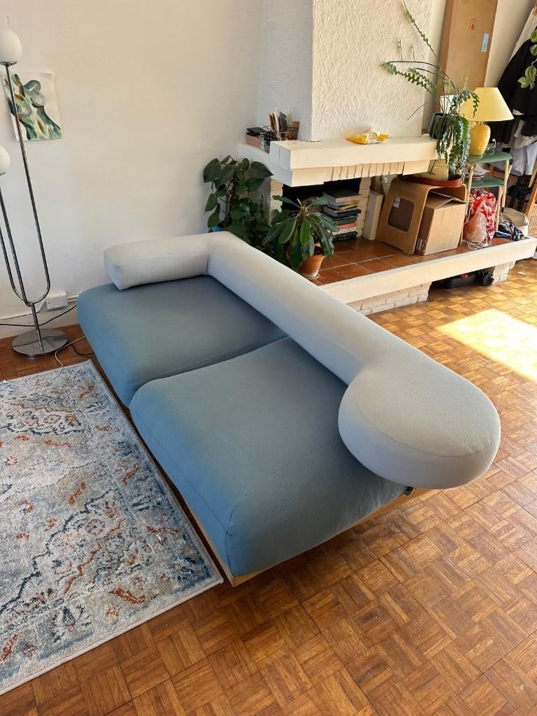 Felicerossi sofa/bank, organische vorm, mid-century, Gebruikt, Driepersoons, 75 tot 100 cm, Rechte bank