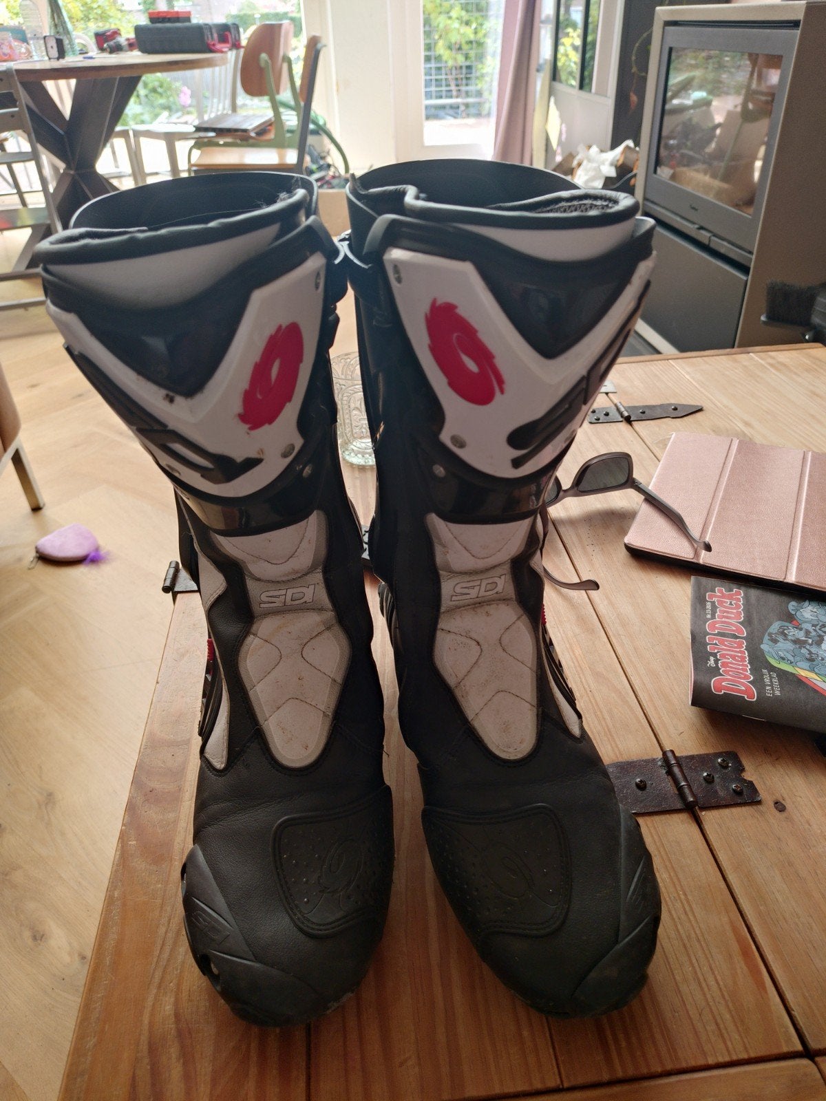 Sidi race laarzen maat 47,5 - Nette staat, Motoren, Kleding | Motorkleding, Laarzen, Heren, Tweedehands, Ophalen of Verzenden
