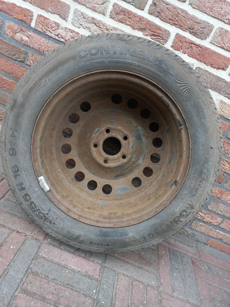 Reserveband / reservewiel, Ophalen