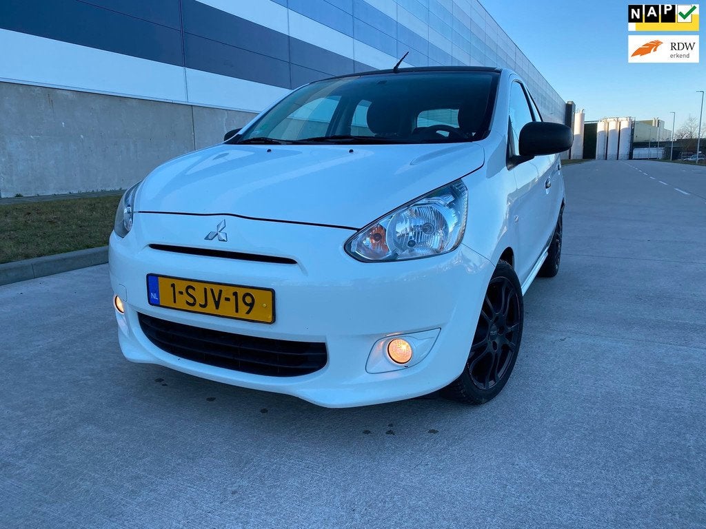 Mitsubishi Space Star 1.0 Inform NAP/AIRCO/APK 6-2027, Auto's, Voorwielaandrijving, Euro 5, Gebruikt, Wit
