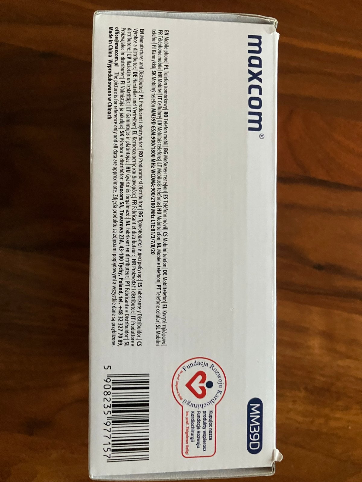 Maxcom MM39D Seniorentelefoon met Oplaadstation, Geen camera, Ophalen of Verzenden, Zo goed als nieuw, Klassiek of Candybar