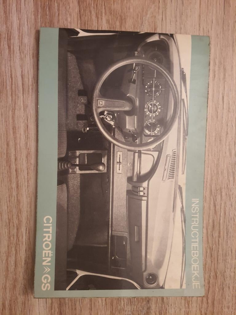 Instructieboekje citroen GS, Ophalen of Verzenden, 2000 tot heden, Zo goed als nieuw